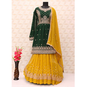 green-floral-embroidered-georgette-sharara-suit-2