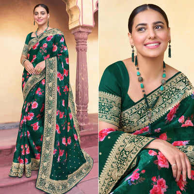 green-floral-printed-with-embroidered-oraganza-saree