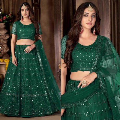 green-sequins-embroidered-net-lehenga-choli