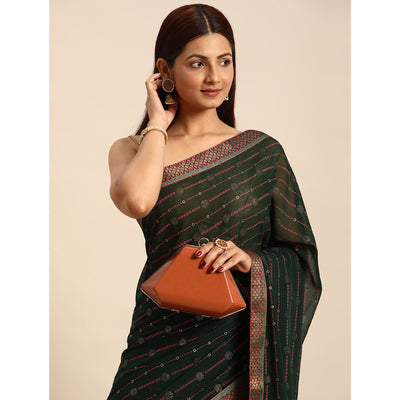green-foil-printed-zomato-saree