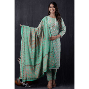 green-jaipuri-printed-pure-cotton-suit
