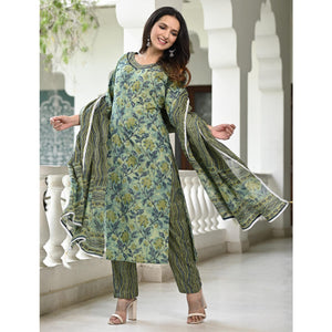 green-floral-printed-pure-cotton-suit-5