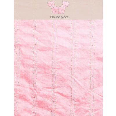 Light Purple Foil Printed With Swarovski Chiffon Saree