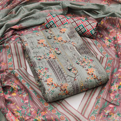 grey-floral-printed-poly-cotton-dress-material-1