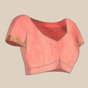 Maroon Floral Embroidered Organza Saree