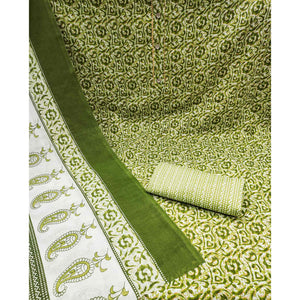 green-floral-printed-cotton-dress-material