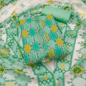 green-printed-pure-cotton-dress-material-1