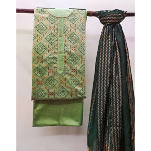 green-embroidered-chanderi-dress-material-5