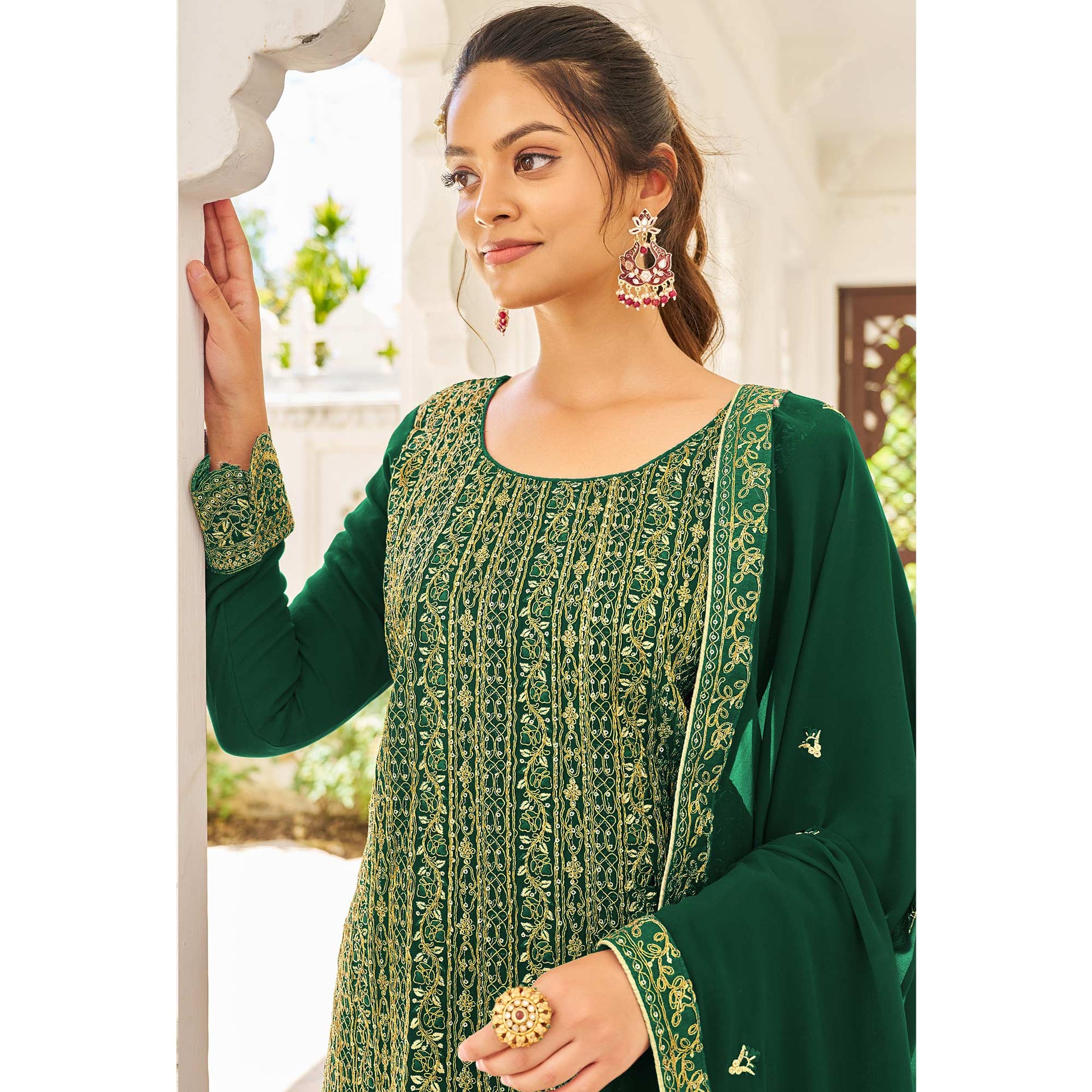 green-sequins-embroidered-georgette-suit-1