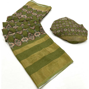 green-digital-floral-printed-viscose-saree-1