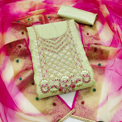green-handwork-modal-dress-material