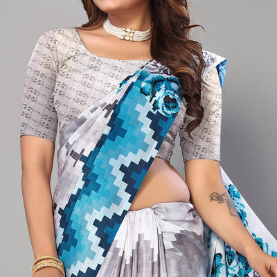 b-grey-blue-digital-printed-chiffon-saree