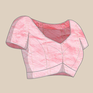 Light Purple Foil Printed With Swarovski Chiffon Saree