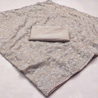 grey-floral-embroidered-organza-saree