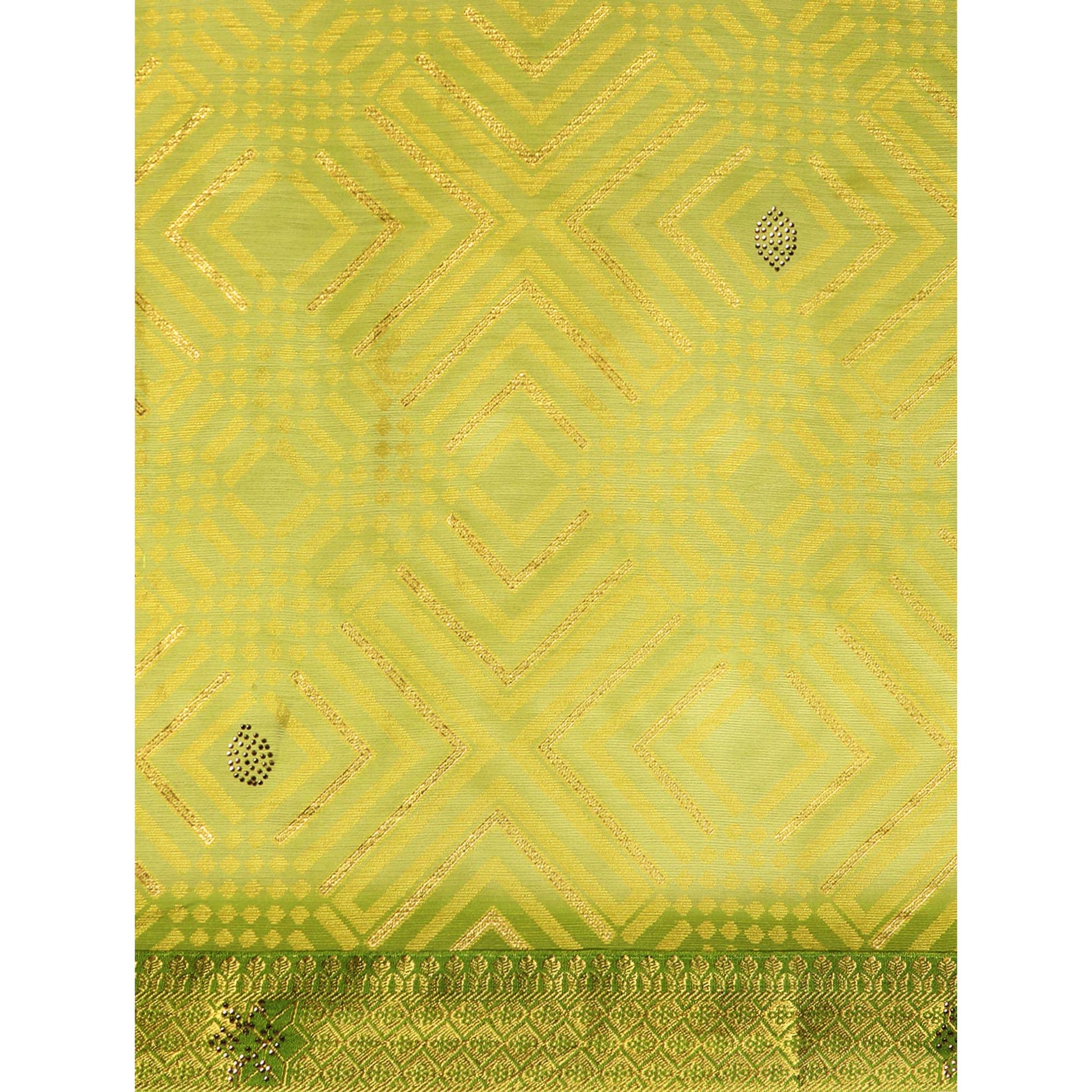 green-foil-printed-with-swarovski-brasso-saree-1