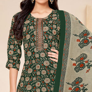 green-printed-with-tie-embroidered-poly-cotton-suit-1