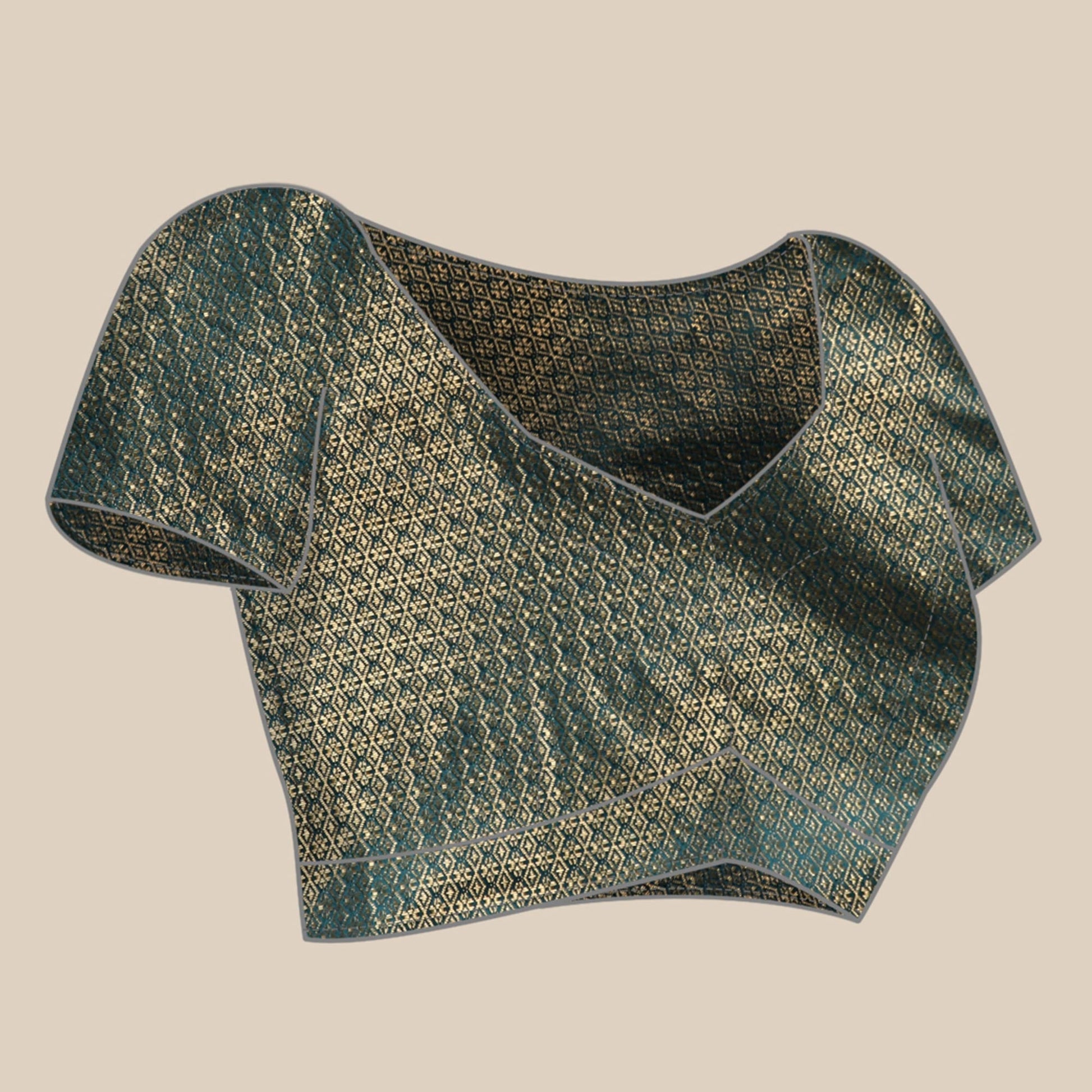 Dark Blue Foil Printed With Swarovski Georgette Saree