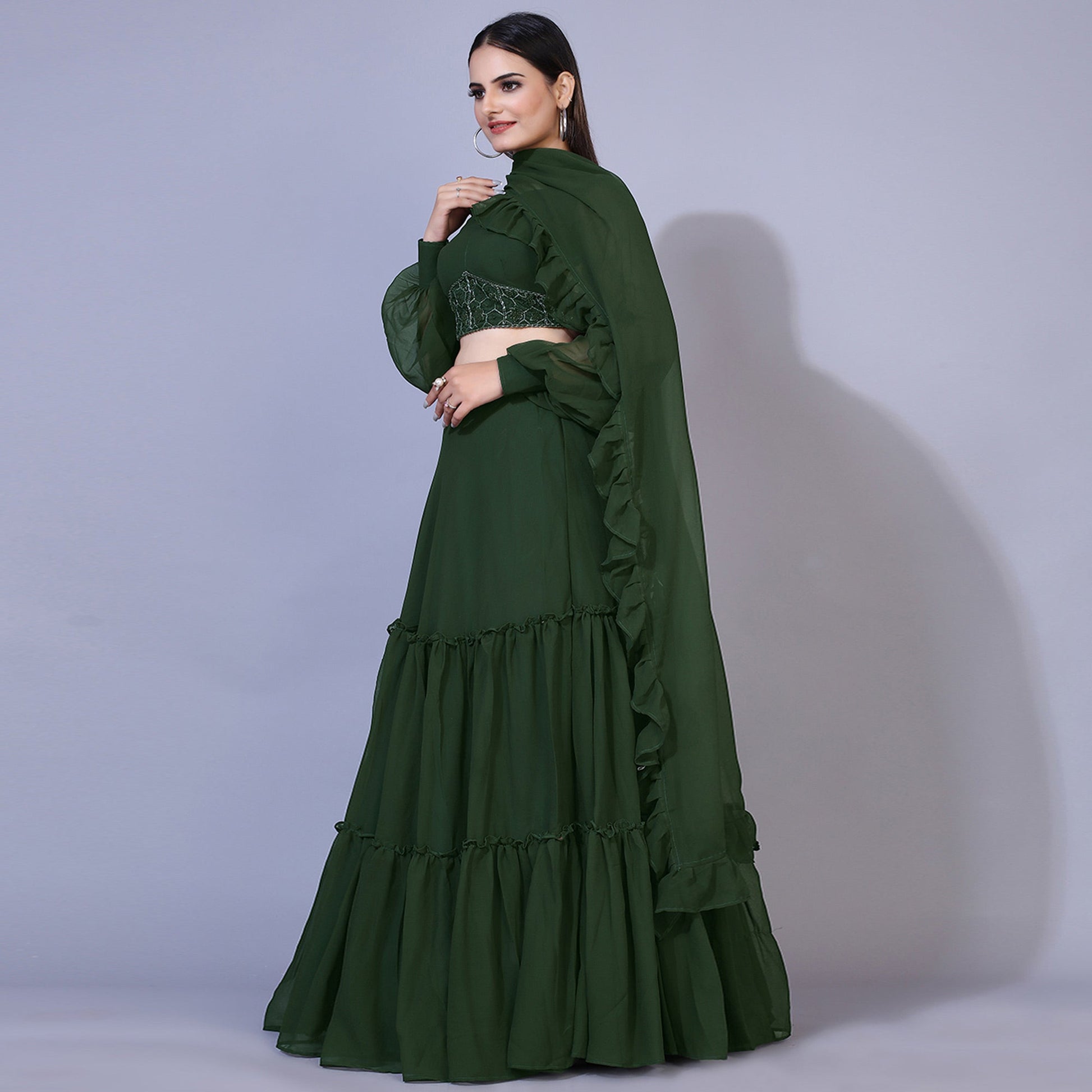 green-solid-with-handwork-georgette-lehenga-choli