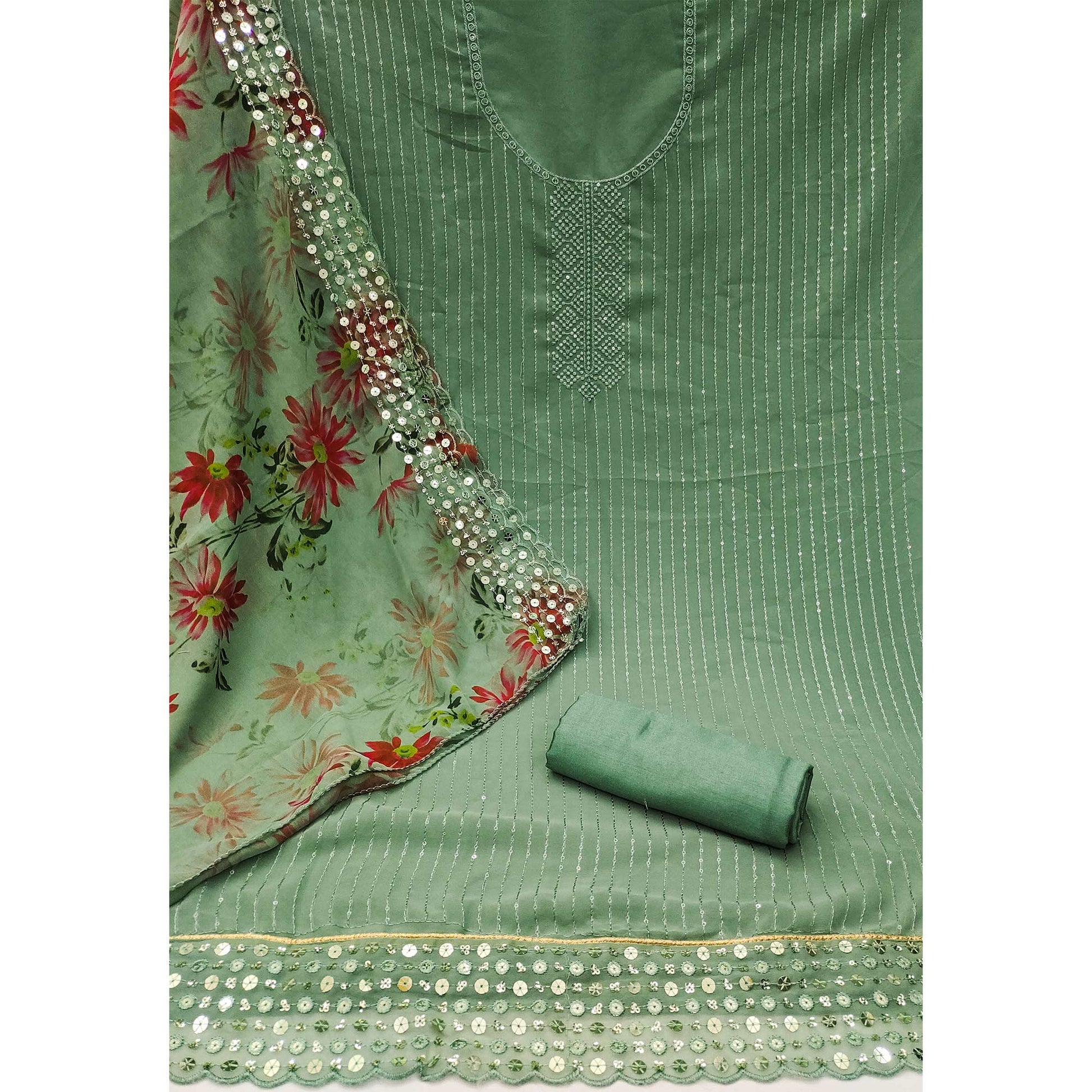 green-sequins-embroidered-georgette-dress-material
