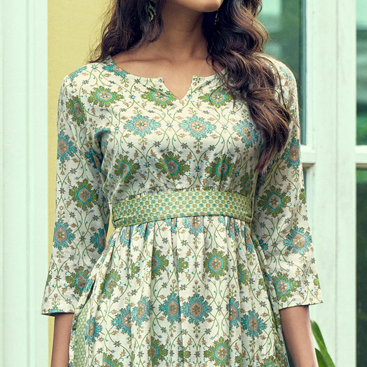 green-printed-with-mirror-work-rayon-naira-cut-suit