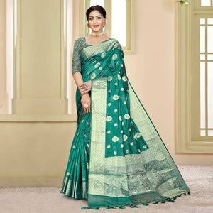 19green-floral-woven-organza-saree