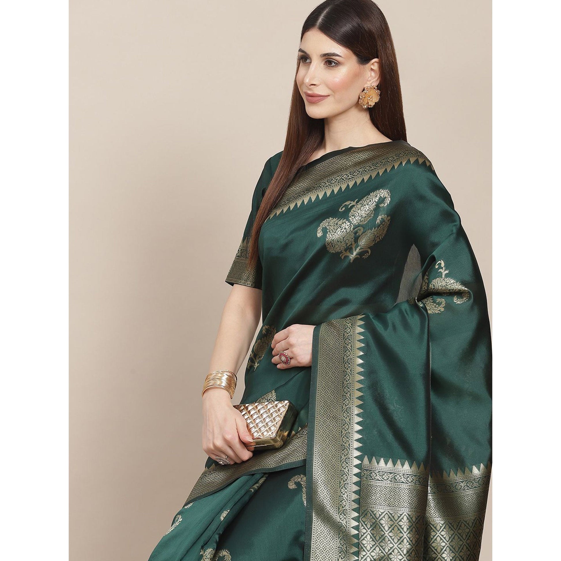 d-green-woven-banarasi-silk-saree
