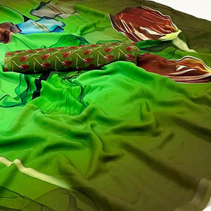 green-floral-digital-printed-georgette-saree-1