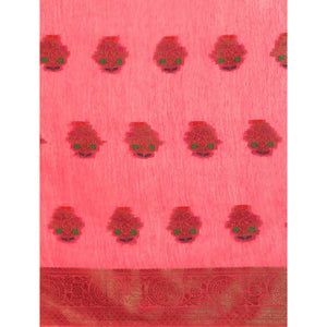 Gajari Woven Cotton Silk Saree