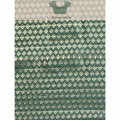 green-foil-printed-with-fancy-border-chiffon-saree