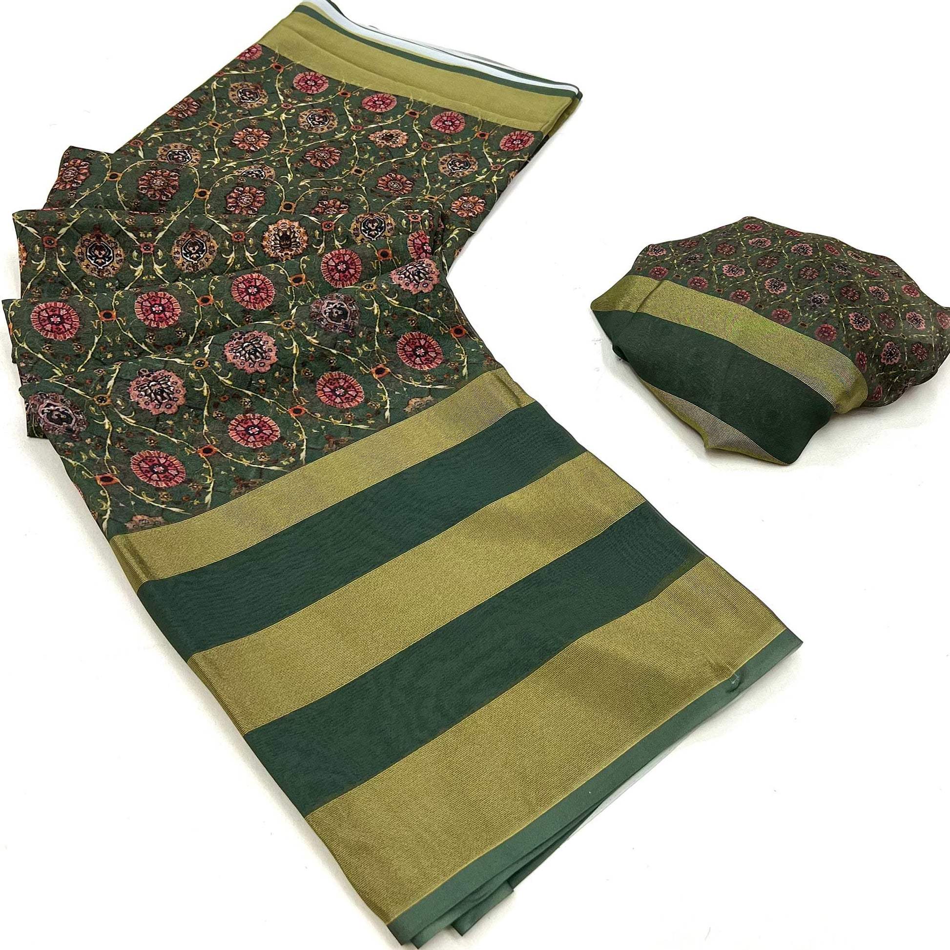 green-digital-floral-printed-viscose-saree