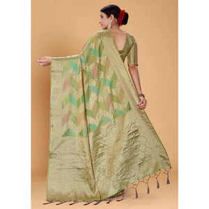green-woven-organza-saree-with-tassels-13