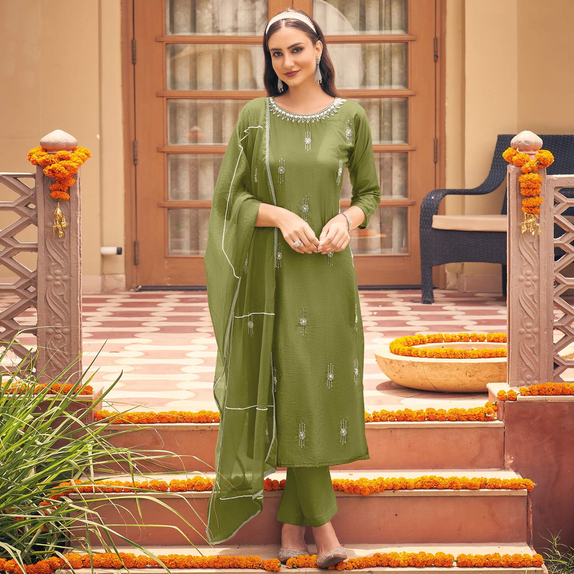 green-embellished-viscose-salwar-suit