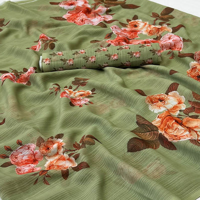 6-green-floral-digital-printed-georgette-saree