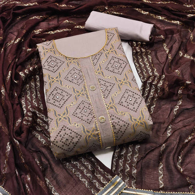 grey-embroidered-chanderi-dress-material-3