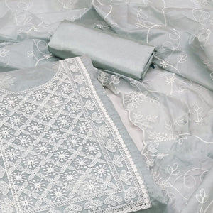 grey-floral-embroidered-chanderi-dress-material-5
