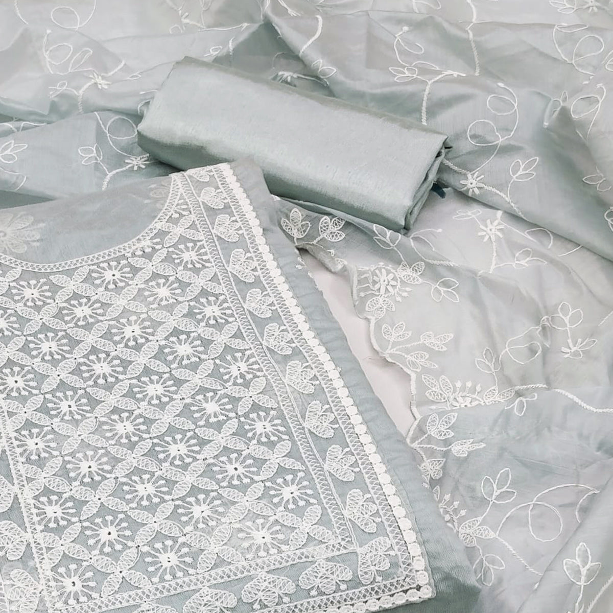grey-floral-embroidered-chanderi-dress-material-5