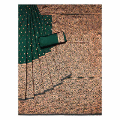 green-woven-banarasi-silk-saree-8