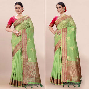 green-woven-organza-saree-with-tassels-10