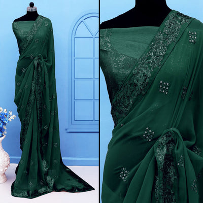green-sequence-emroidered-georgette-saree