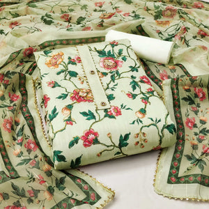 green-floral-printed-banglori-silk-dress-material