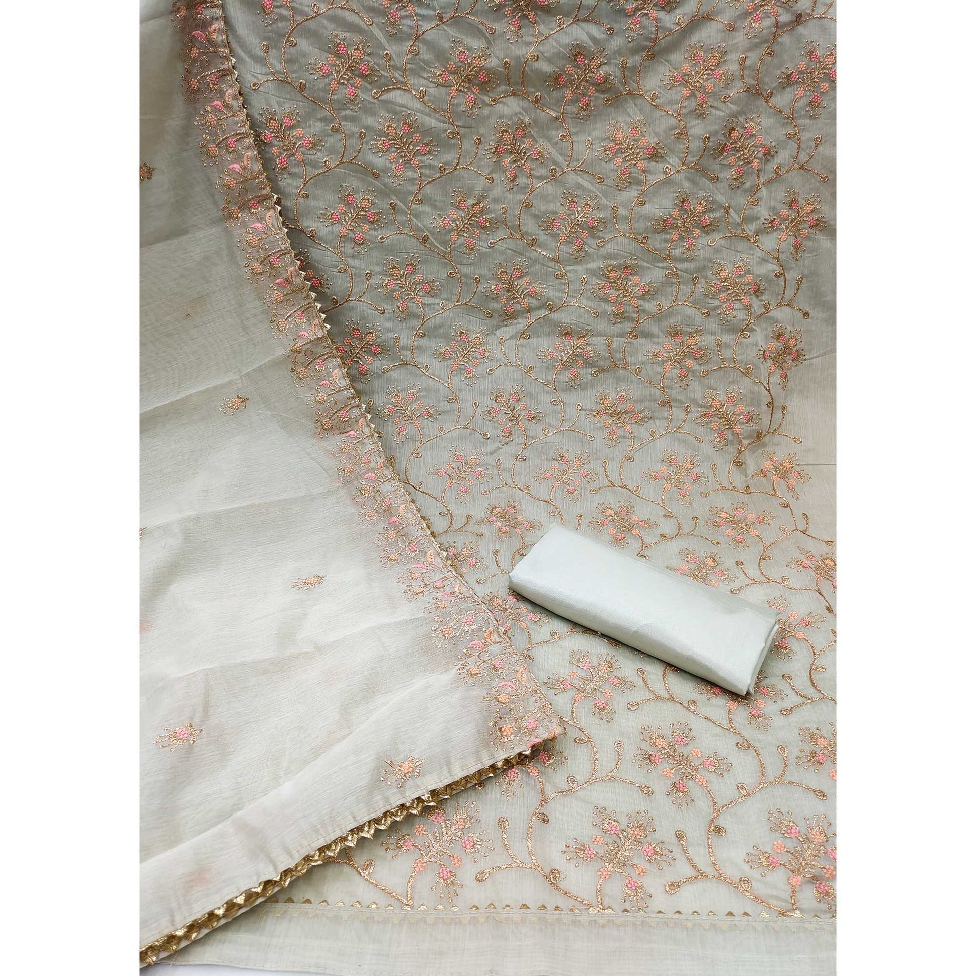 grey-floral-embroidered-chanderi-dress-material-3
