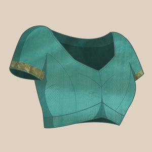 Morpich Woven Organza Saree