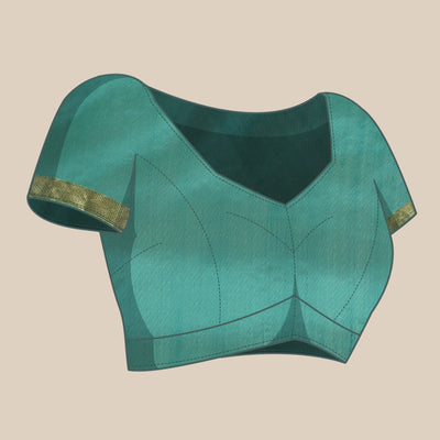 Morpich Woven Organza Saree