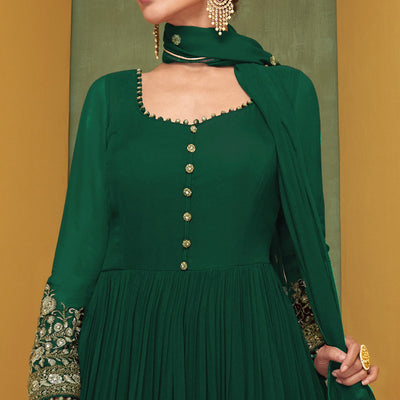 green-floral-embroidered-georgette-anarkali-suit
