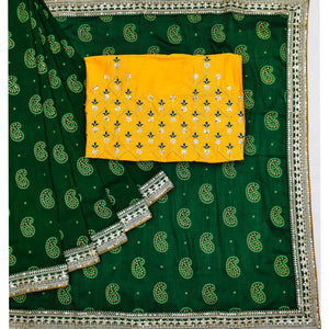 green-bandhani-printed-with-sequins-embroidered-vichitra-silk-saree