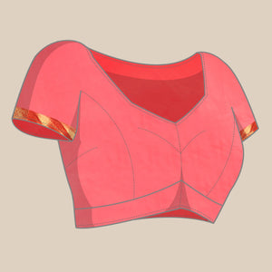 Maroon Floral Embroidered Organza Saree