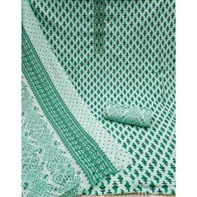 green-printed-cotton-dress-material