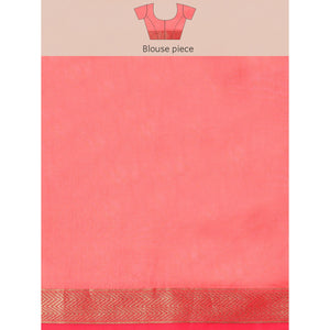 Gajari Woven Organza Saree