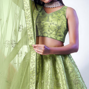 green-floral-embroidered-net-lehenga-choli