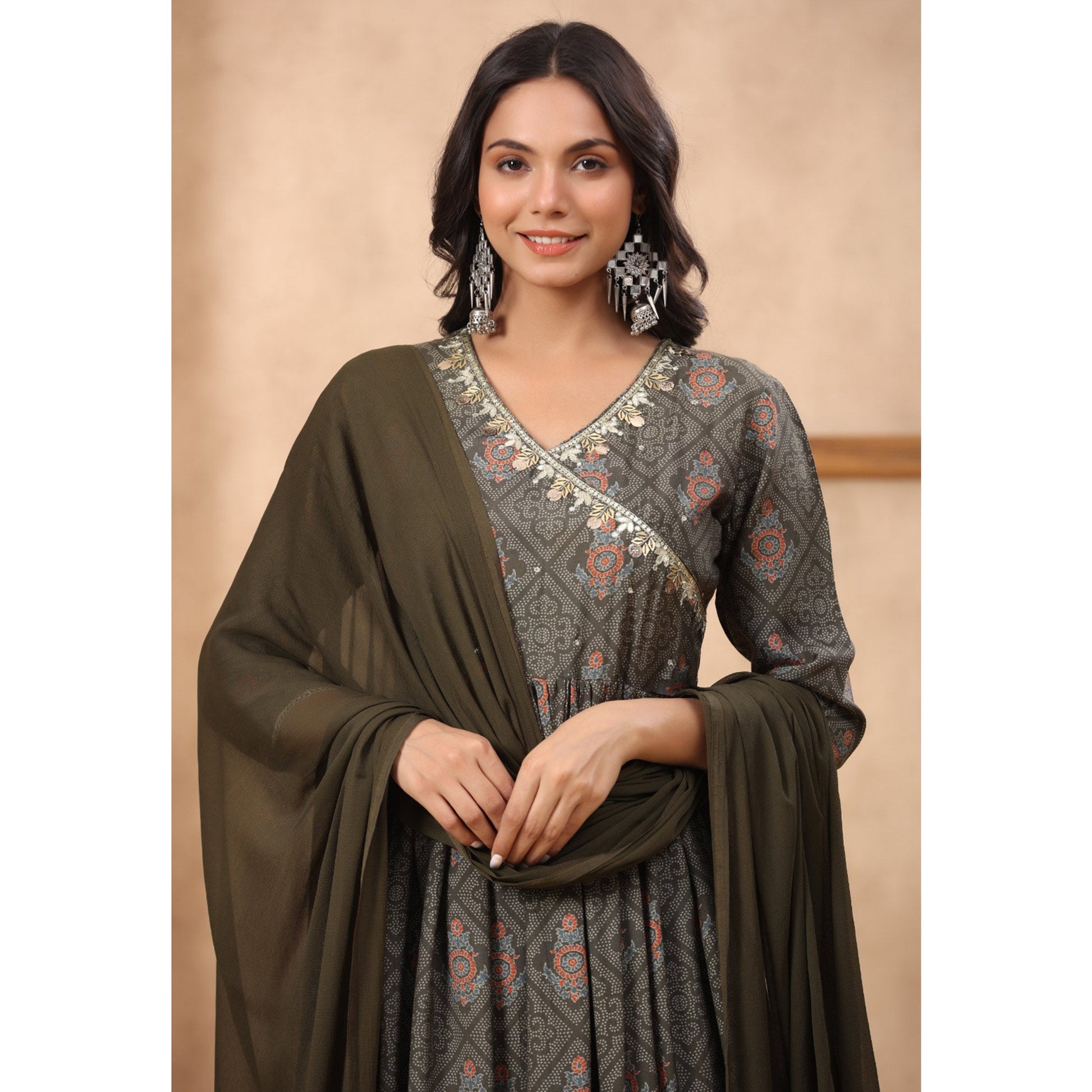 grey-printed-with-sequins-work-muslin-anarkali-suit